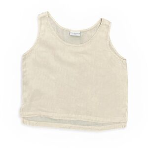 Parachute Neutral Cream 100% Linen Top Size Small